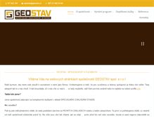 Tablet Screenshot of geostav.cz